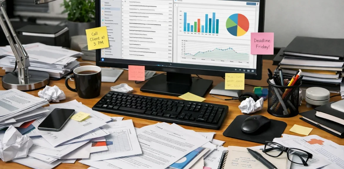 Lean Administration verhindert Verschwendungen und Chaos aim Büro