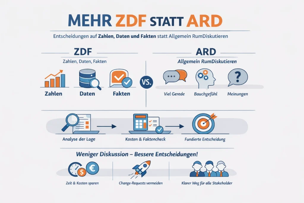 Datenbasierte Entscheidungen im Projektmanagement treffen