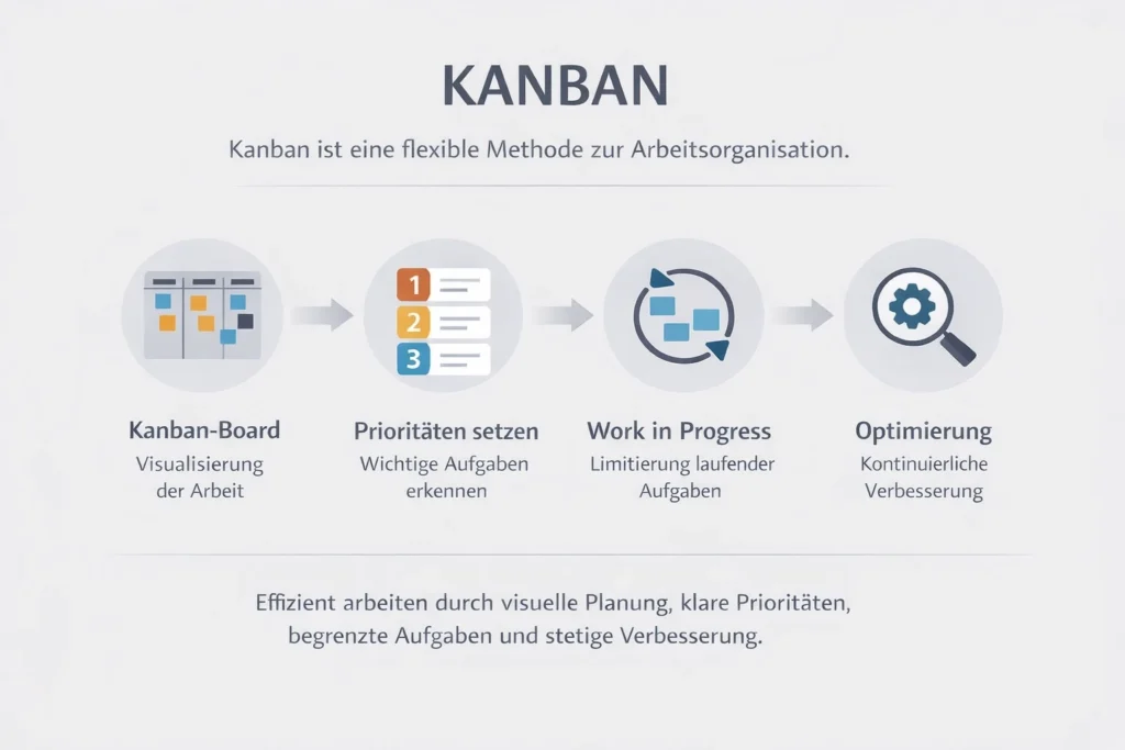 Standardprozesse mit Kanban fördert die Flexibilität